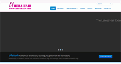 Desktop Screenshot of herahair.com