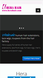 Mobile Screenshot of herahair.com
