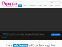 Tablet Screenshot of herahair.com